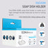 Soap Dish Holder with Powerful Vacuum Suction Cup